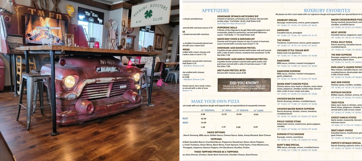 On the Rox Menu